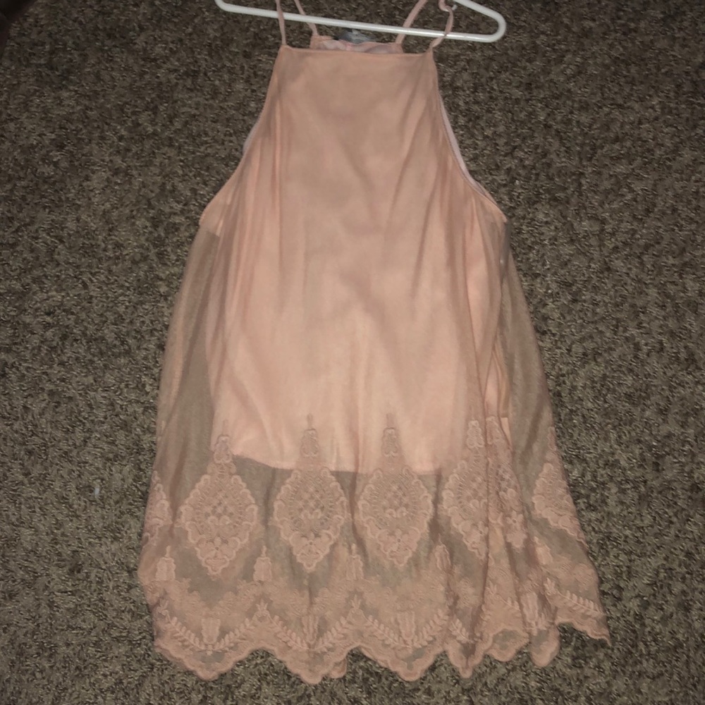Cute light pink tank top